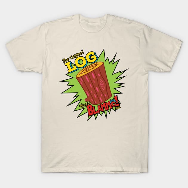 Log from Blammo T-Shirt by Nazonian